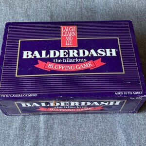 Original Balderdash Board Game The Hilarious Bluffing Game Vintage 1984